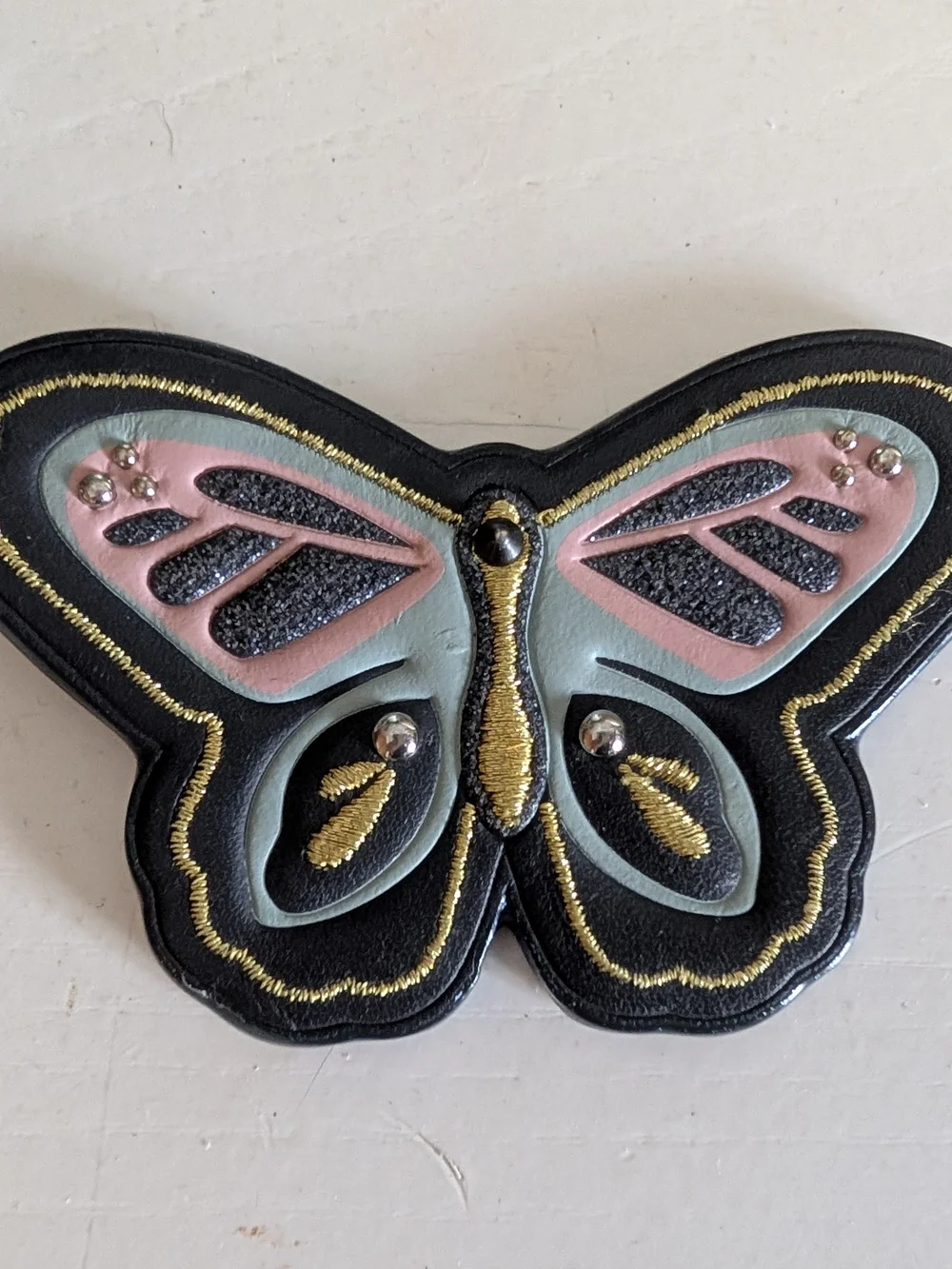 Coach Leather Butterfly Bag Charm/Keychain - EUC!